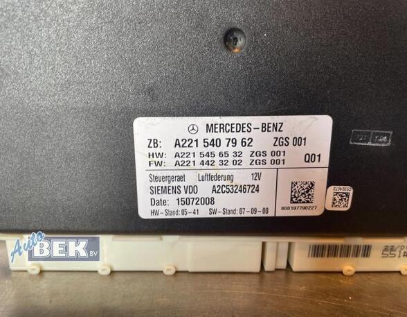 P15532621 Steuergerät Luftfederung MERCEDES-BENZ S-Klasse (W221) A2215407962