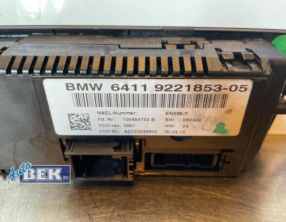 Heating & Ventilation Control Assembly BMW X1 (E84)