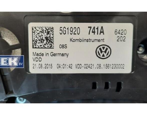 Tachometer (Revolution Counter) VW Golf Alltrack (BA5, BV5), VW Golf VII Variant (BA5, BV5)
