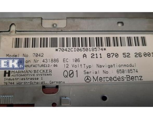 P18964362 Rechner Navigationssystem MERCEDES-BENZ E-Klasse (W211) A2118705226001