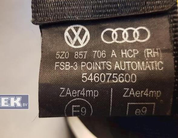Veiligheidsgordel VW Fox Schrägheck (5Z1, 5Z3, 5Z4)