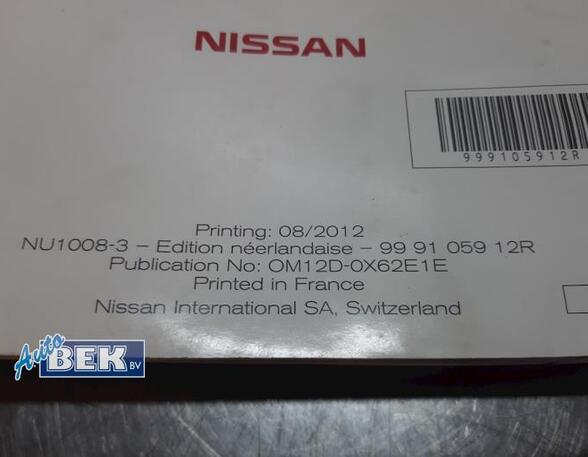 Operation manual NISSAN NV400 Kasten (X62, X62B)