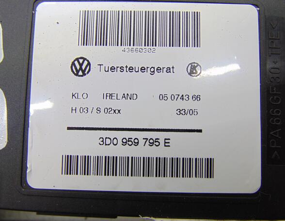 Elektrische motor raamopener VW TOUAREG (7LA, 7L6, 7L7)