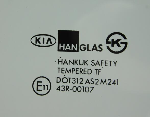 Door Glass KIA SPORTAGE (K00)