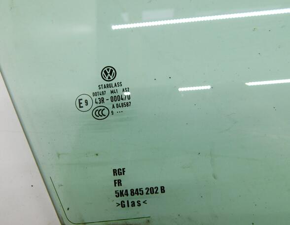 Door Glass VW GOLF VI (5K1)