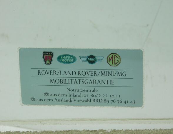 Türscheibe HL hinten links Rover / MG Rover 600  (Typ:RH) 620 Si