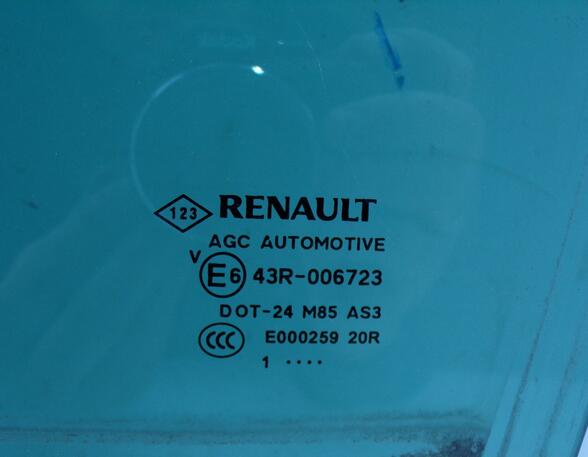 Door Glass RENAULT Grand Scénic III (JZ0/1), RENAULT Scénic III (JZ0/1)