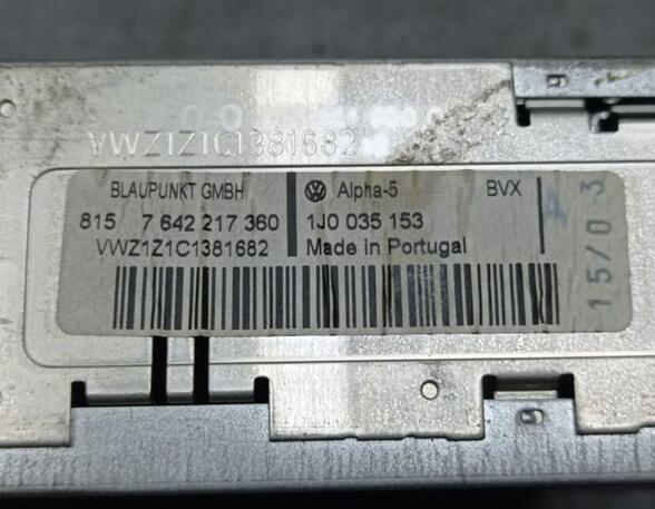 Radio Cassette Player VW Golf IV Variant (1J5)