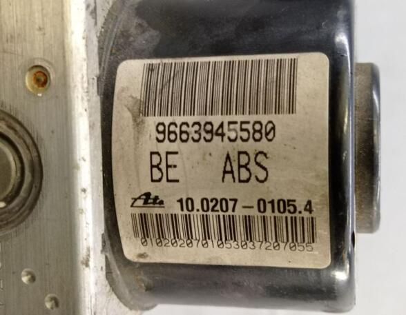 ABS Hydraulisch aggregaat PEUGEOT 207 (WA, WC)