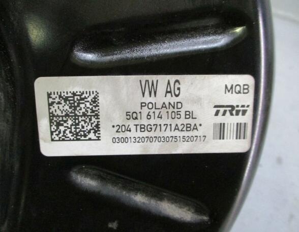 Bremskraftverstärker Hauptbremszylinder VW GOLF SPORTSVAN (AM1) 1.2 TSI 81 KW