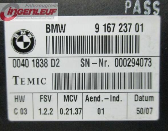 Steuergerät Sensor Rechts Hinten BMW 3 COUPE (E92) 320D 130 KW