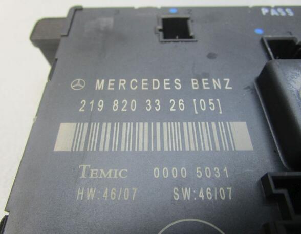 Regeleenheid MERCEDES-BENZ CLS (C219)