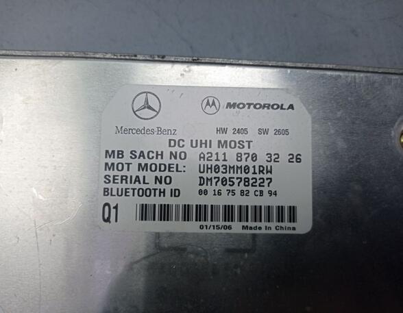 Steuergerät Bluetooth MERCEDES W164 ML 280 CDI 4MATIC 140 KW