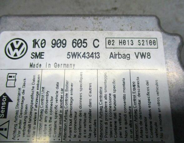 Steuergerät Airbag Airbagsteuergerät  VW GOLF V (1K1) 1.4 FSI 66 KW
