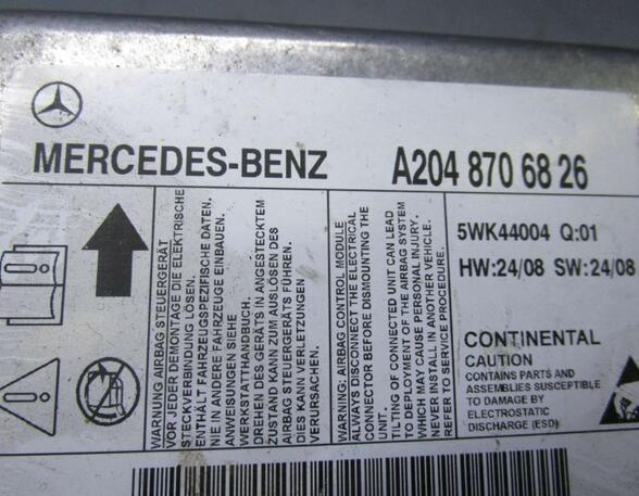 Regeleenheid airbag MERCEDES-BENZ GLK-Klasse (X204)