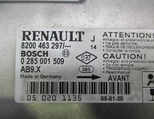 Airbag Control Unit RENAULT Modus/Grand Modus (F/JP0)
