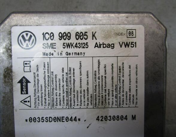 Steuergerät Airbag Airbagsteuergerät  VW POLO 9N 1.2 12V 47 KW