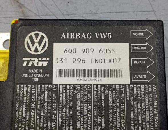 Steuergerät Airbag Airbagsteuergerät  VW POLO (9N) 1.2 12V 47 KW
