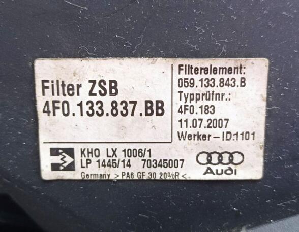 Luftfiltergehäuse Luftfilterkasten  AUDI A6 AVANT (4F5  C6) 2.7 TDI 132 KW