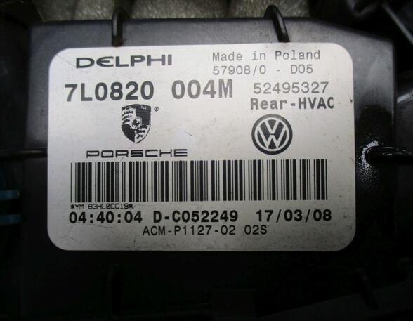 Gebläsemotor Heizungsgebläse hinten Klimakasten VW TOUAREG 7L 5.0 V10 TDI 06-10 230 KW