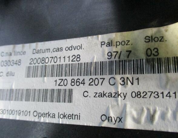 Armlehne Leder Onyx schwarz SKODA OCTAVIA II COMBI 1Z5 2.0 TDI RS 125 KW