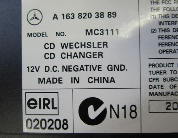 CD Wechsler MERCEDES-BENZ M-Klasse (W163)