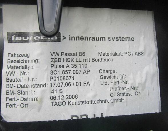 Handschuhfach  VW PASSAT (3C2) 2.0 TDI 103 KW