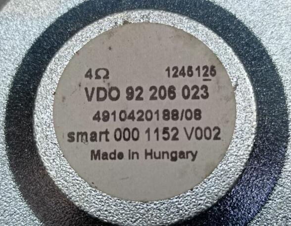 Lautsprecher Box vorne links  SMART FORTWO COUPE (450) 0.7 45 KW