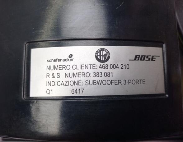 Lautsprecher Box Subwoofer ALFA ROMEO 147 (937) 1.9 JTD 85 KW