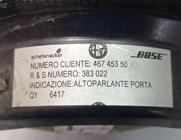 Lautsprecher Box vorne links  ALFA ROMEO 147 (937) 1.9 JTD 85 KW