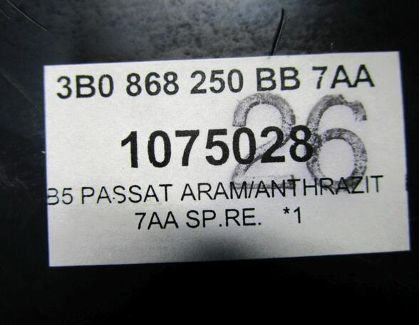 Rücksitzbank Seitenverkleidung Rechts VW PASSAT VARIANT (3B6) 1.9 TDI 74 KW