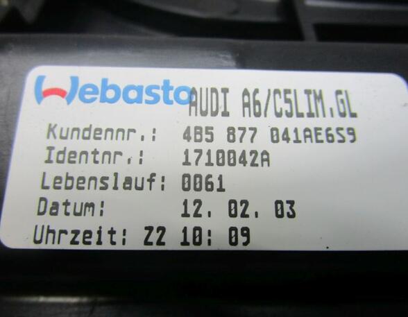 Schiebedach Glasschiebedach AUDI A6 (4B  C5) 2.5 TDI 132 KW