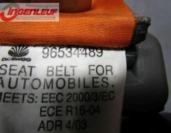 Safety Belts DAEWOO Kalos (KLAS)