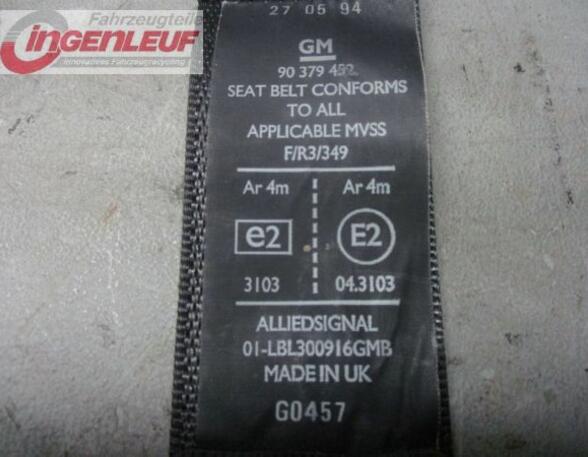 Safety Belts OPEL Omega B (V94)
