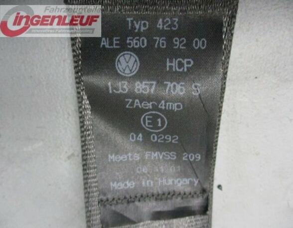 Safety Belts VW Golf IV (1J1)