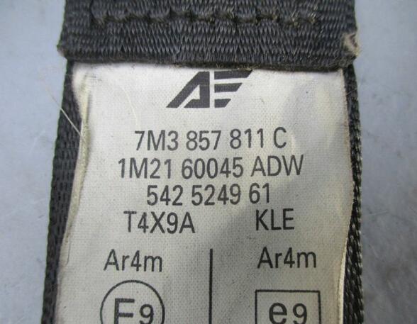Safety Belts SEAT Alhambra (7V8, 7V9)