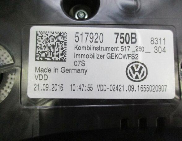 Tacho Kombiinstrument 57.385km VW GOLF SPORTSVAN AM1 AN1 1.4 TSI 92 KW