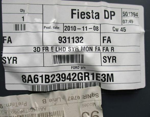 Portierbekleding FORD Fiesta VI (CB1, CCN)