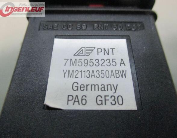 Schalter Warnblinkschalter  FORD GALAXY (WGR) 1.9 TDI 85 KW