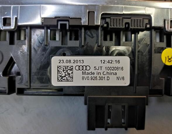Schalter Warnblinkschalter ESP drive select AUDI A3 CABRIO (8V_) 1.4 TFSI 103 KW