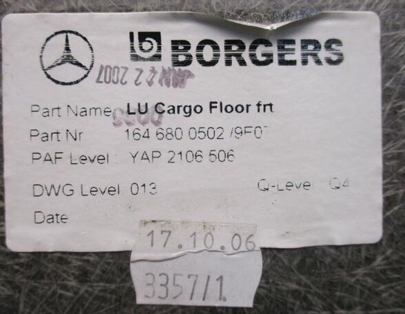 Abdeckung Kofferraum  MERCEDES (X 164 ) GL 420 CDI 225 KW