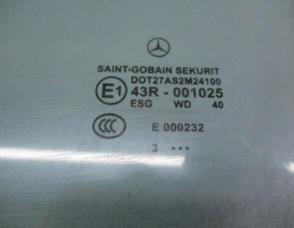 Door Glass MERCEDES-BENZ A-Klasse (W168)