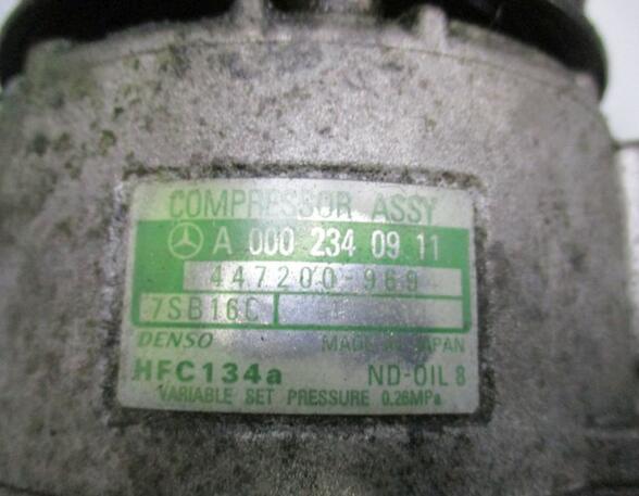 Klimakompressor  MERCEDES SLK R170 230 KOMPRESSOR 142 KW
