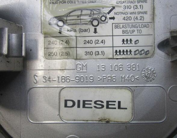 Fuel Tank Filler Flap OPEL Signum (--)