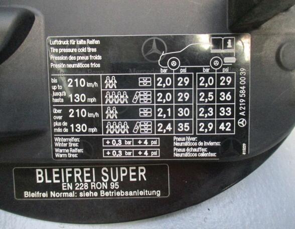 Fuel Tank Filler Flap MERCEDES-BENZ CLS (C219)