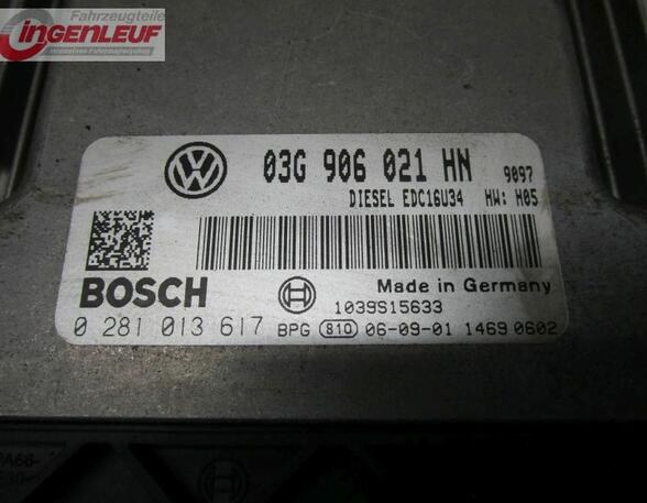 Steuergerät Motor Schließsatz VW TOURAN (1T1  1T2) 2.0 TDI 103 KW
