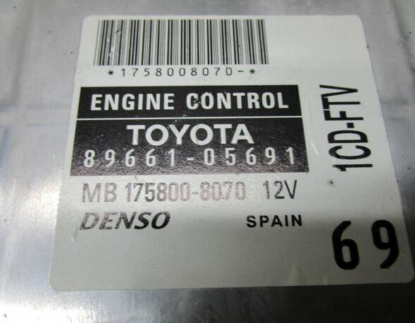 Engine Management Control Unit TOYOTA Avensis Station Wagon (T25)