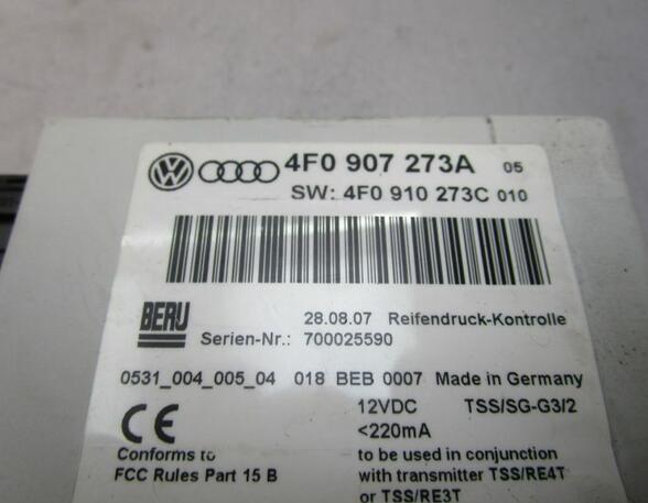 Steuergerät Reifendruck-Kontrollsystem  AUDI A6 AVANT 4F 05-08 171 KW