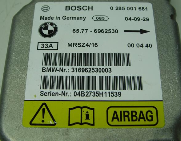Steuergerät Airbag 6962530 (T-Diesel 2,0 (1951ccm) 100KW M47 M47
Getriebe 6-Gang)