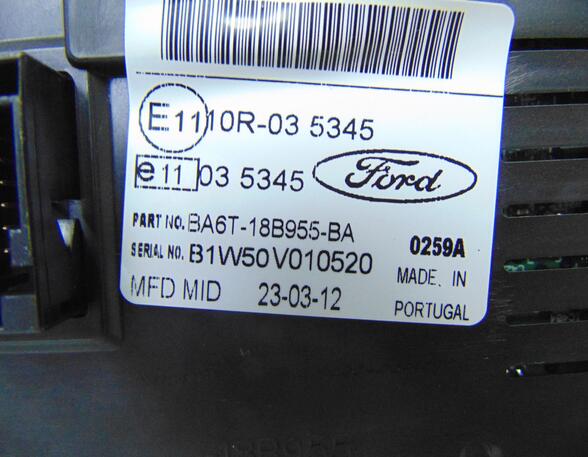 Bordmonitor Ford Fiesta 8 (Typ:'12) Fiesta